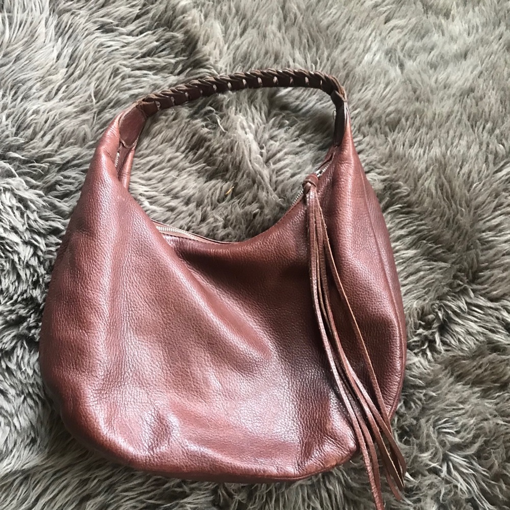 Banana Republic leather hobo